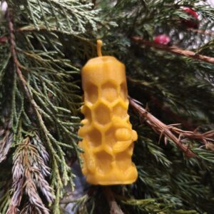 Свічка "Стільник з бджолами"