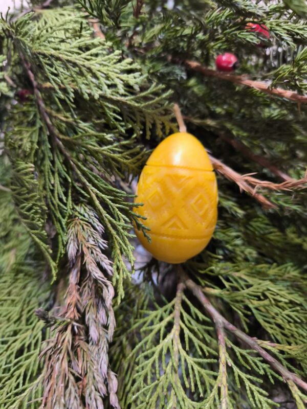 Свічка "Яйце Вишиванка"