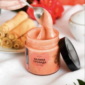 Крем-мед Малина-троянда