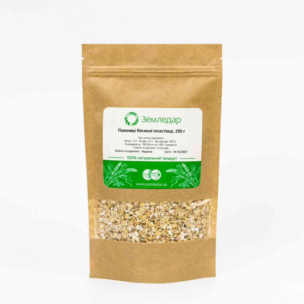 Пшениці білявої крупа плющена