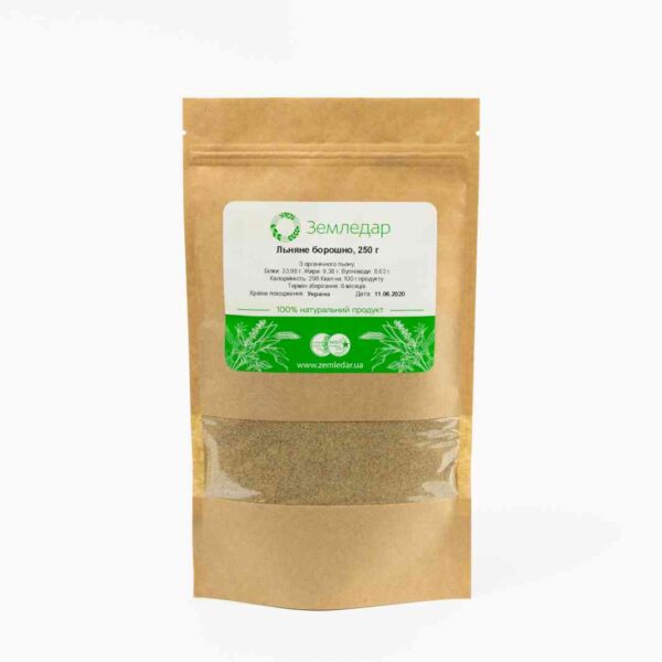 Лляне жорнове борошно