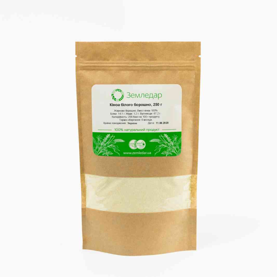 Кіноа білого жорнове борошно