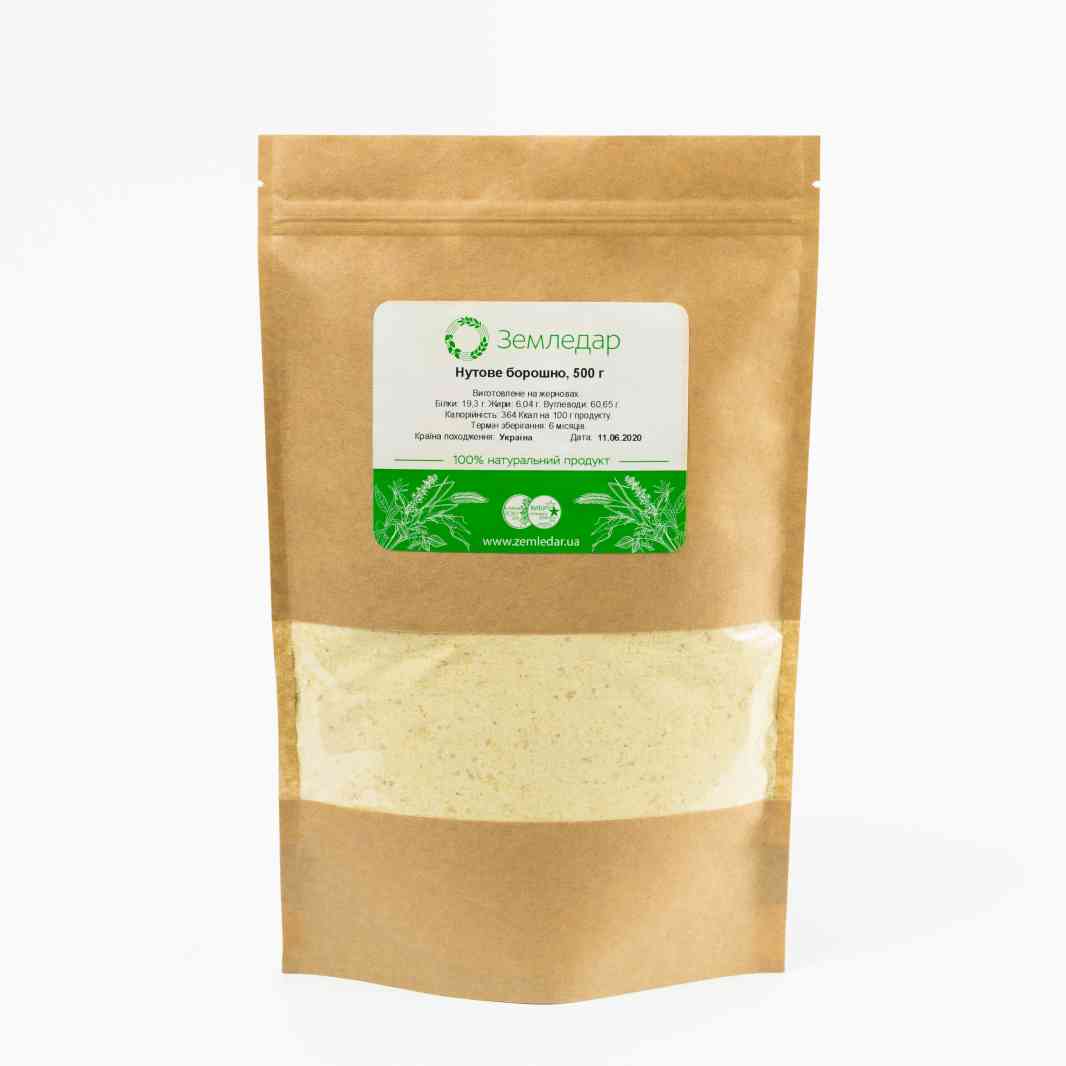 Нутове жорнове борошно