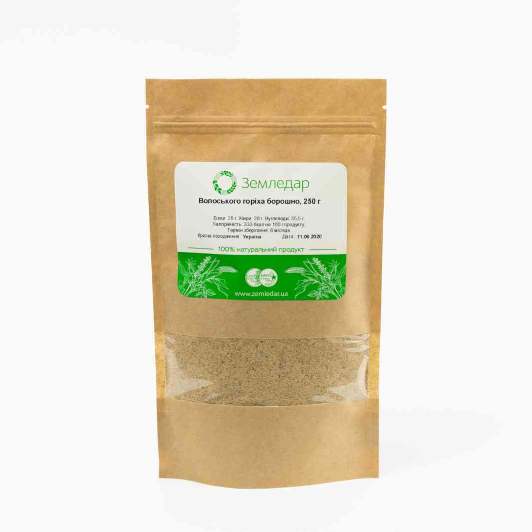 Волоського горіха жорнове борошно