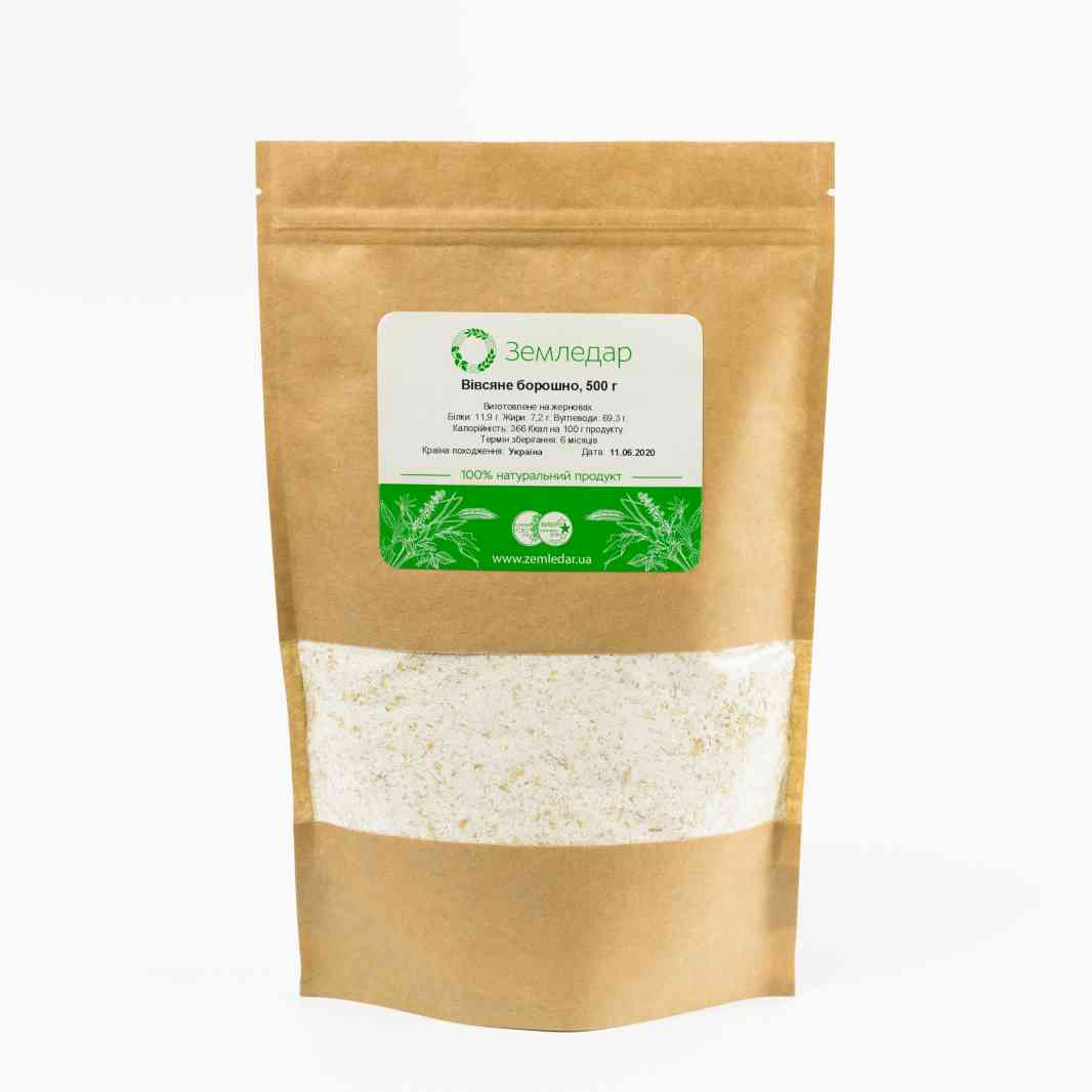 Вівсяне жорнове борошно