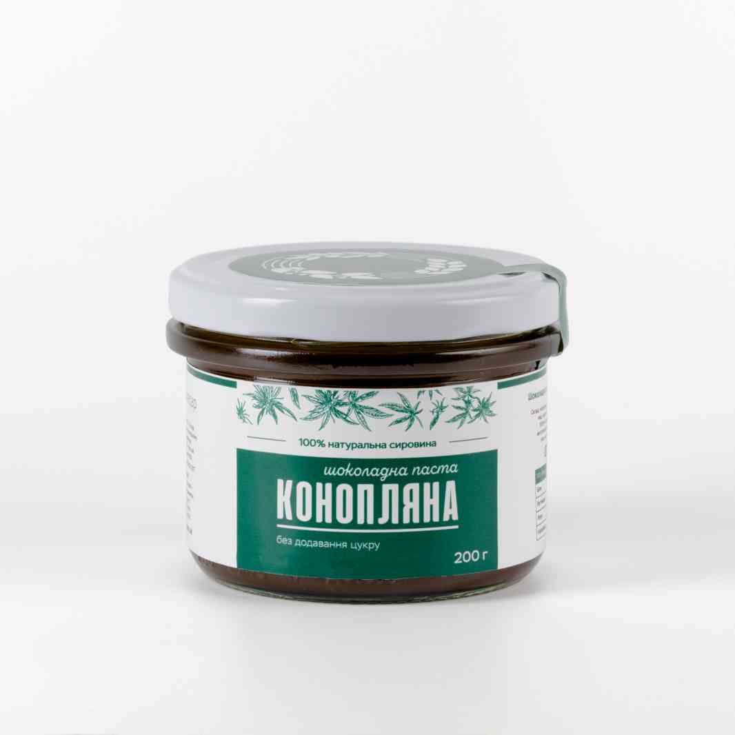 Шоколадно-конопляна паста
