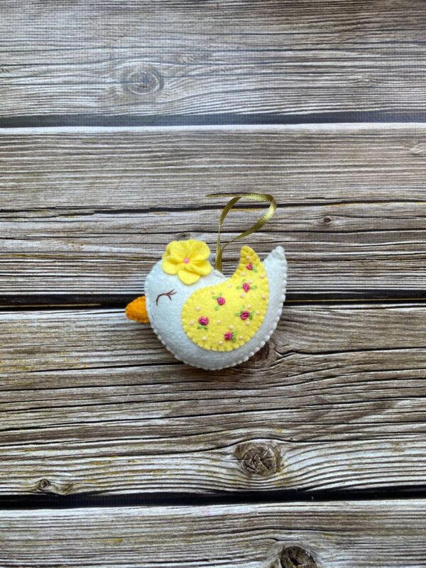 Іграшка-прикраса "Біла пташка"