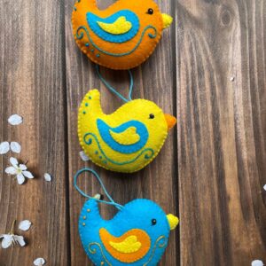 Іграшки-прикраси "Яскраві пташки", 1шт