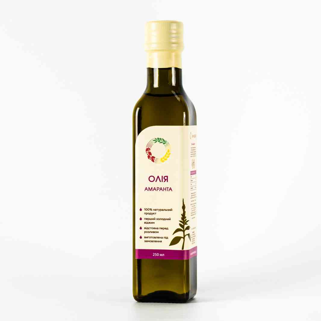 Амарантова сиродавлена олія