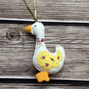 Іграшка-прикраса "Білий гусь"