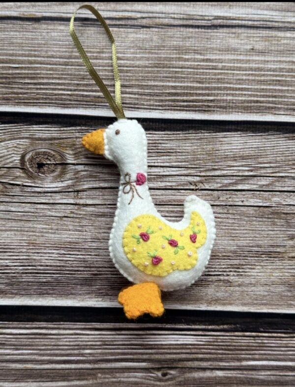 Іграшка-прикраса "Білий гусь"