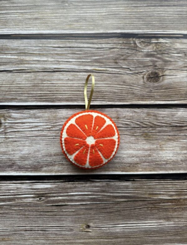 Іграшка-прикраса "Мандарин"