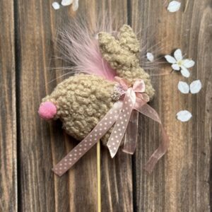 Іграшка-прикраса "Заєць з пірїнкою"