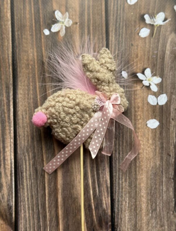 Іграшка-прикраса "Заєць з пірїнкою"