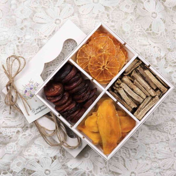 «Сонячна мить» подарунковий набір сухофруктів